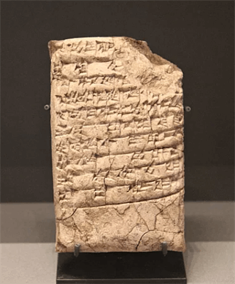 گلایه فرزند از مادرش در نامه ۴ هزار ساله