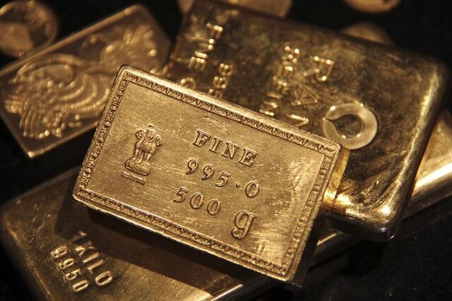 کاهش قیمت اونس جهانی طلا