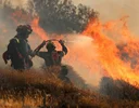 آغاز موج جدید آتش‌سوزی‌های جنگلی در یونان؛ صدها نفر به دلیل گرمای شدید تخلیه شدند
