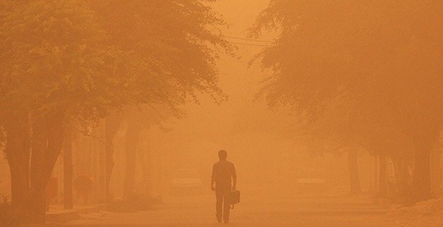 گرد و غبار از مرزهای عراق و عربستان به ایران آمد