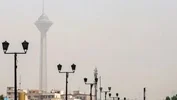 هوای تهران در وضعیت نارنجی و آلوده برای گروه‌های حساس