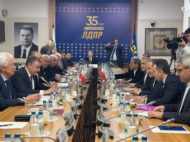 حضور وزیر خارجه ایران در مجلس دومای روسیه