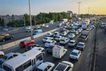 ترافیک سنگین در آزادراه کرج-تهران
