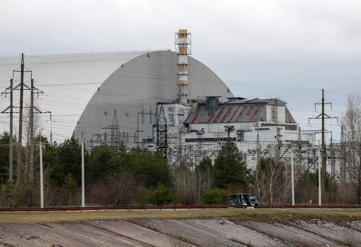 سپر حفاظتی نیروگاه هسته ای چرنوبیل آسیب دیده است