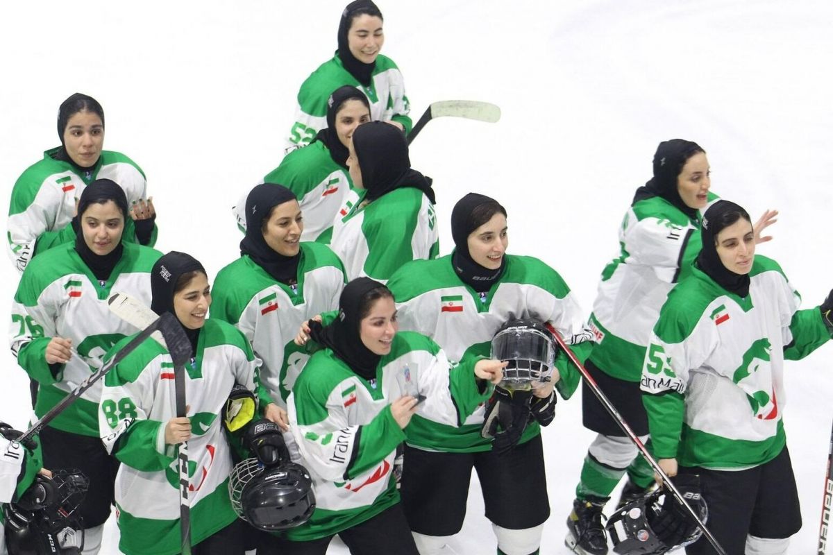 نایب قهرمانی تاریخی تیم ملی هاکی روی یخ دختران در کاپ آسیا