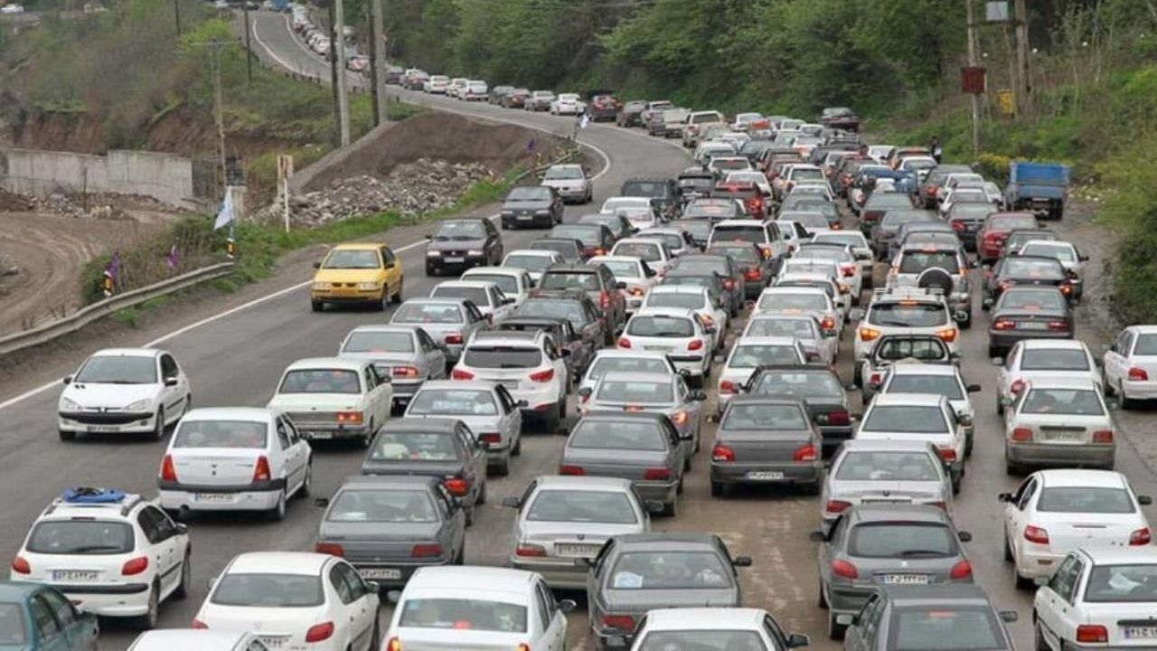 ترافیک سنگین در جاده چالوس و هراز؛ آخرین وضعیت راه‌های شمال