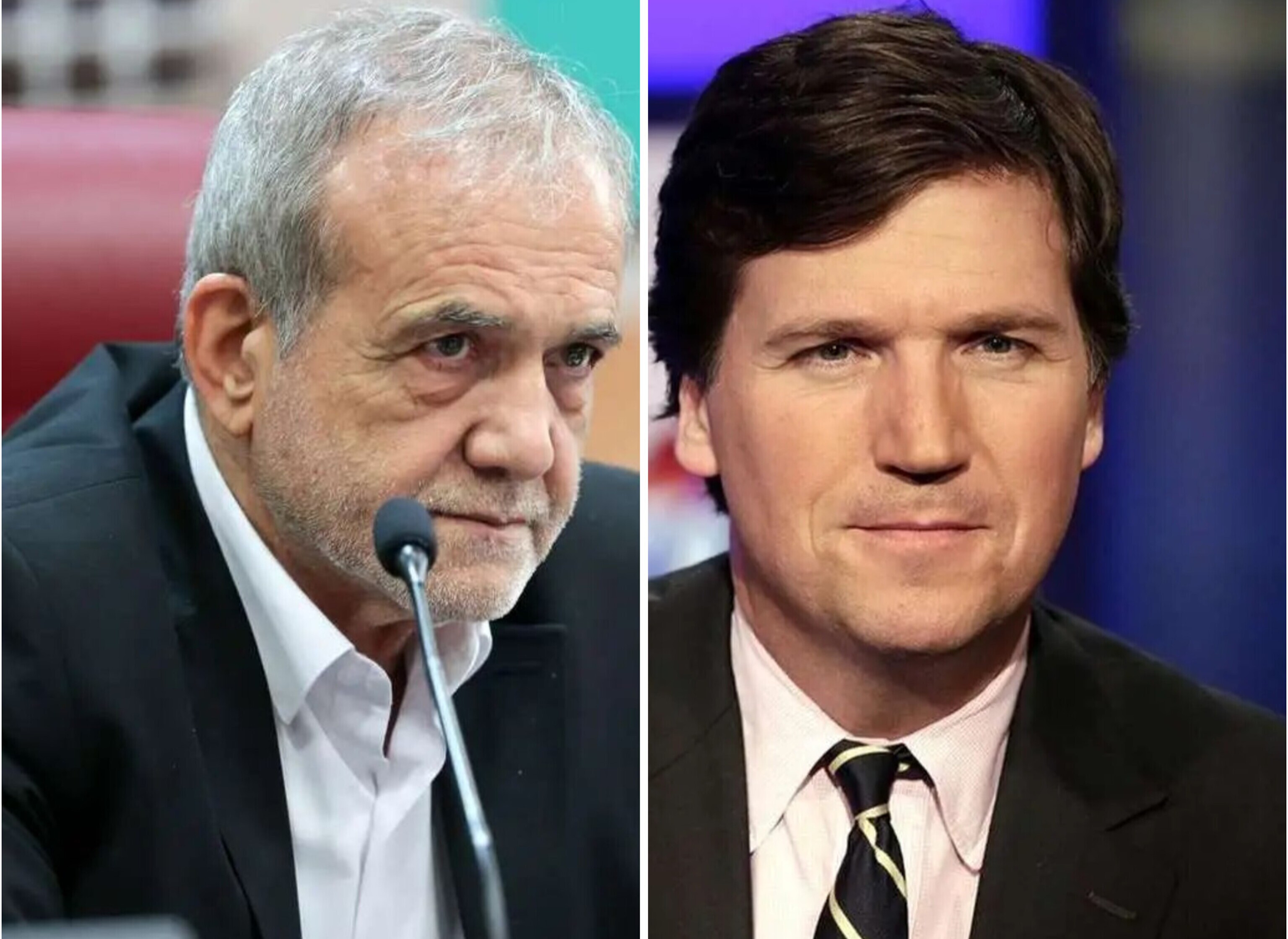 فیلم| پزشکیان در گفت‌وگو با تاکر کارلسون: آمریکا روی میز مذاکره بمب انداخت و دیپلماسی را نابود کرد