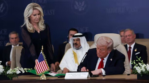 توافق صلح غزه با حضور ترامپ، اردوغان و السیسی در شرم‌الشیخ امضا شد