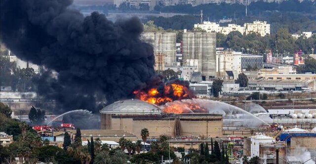 منابع عبری: خطوط انتقال نفت پالایشگاه حیفا در حمله ایران آسیب دید