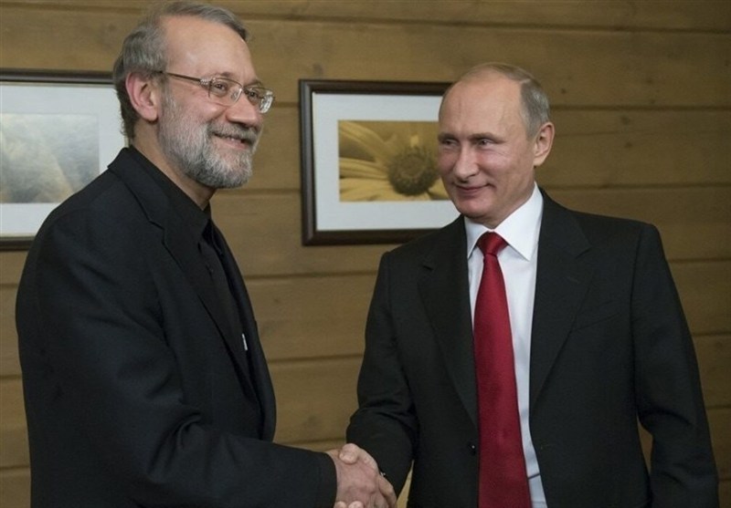 دیدار علی لاریجانی با ولادیمیر پوتین