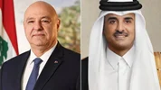 تماس تلفنی امیر قطر و رئیس‌جمهور لبنان