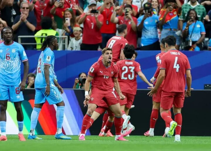 پرتغال 1 - 1 کنگو ؛ تساوی ناامید کننده یاران رونالدو
