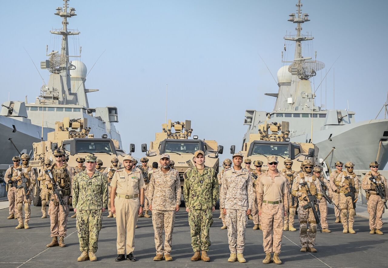 رزمایش مشترک عربستان و آمریکا در جده