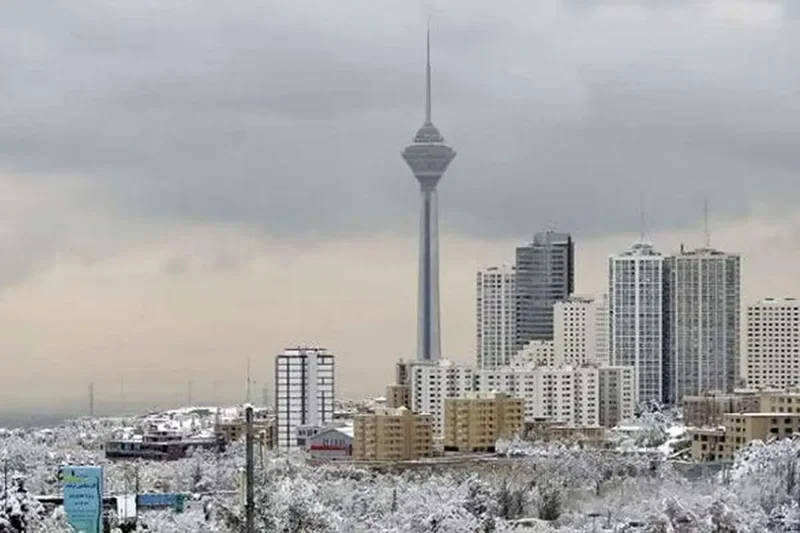 وزش باد و کاهش دما در تهران
