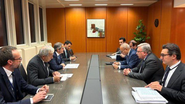 دیدار سفیران ایران، روسیه و چین با گروسی