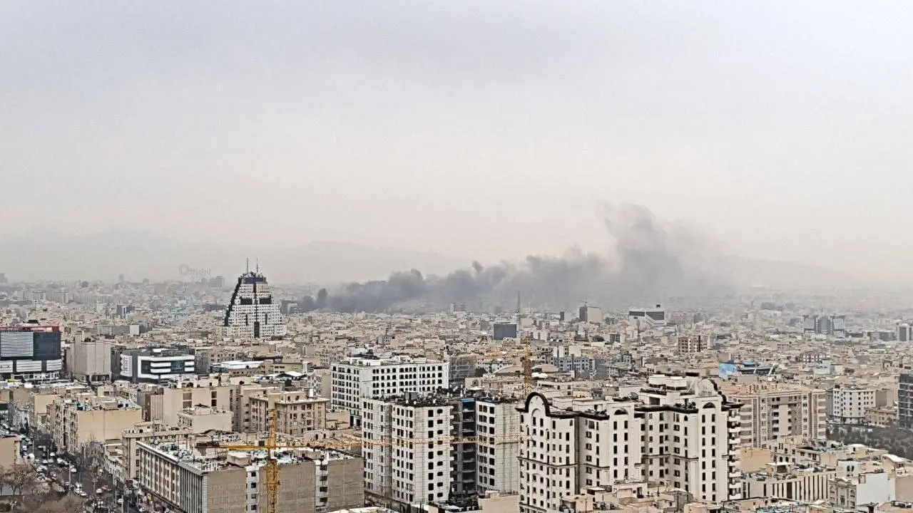 آتش‌سوزی در محدوده نیروگاه آلستوم تهران