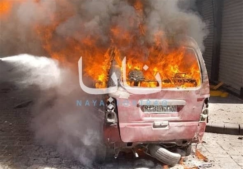 انفجار در نزدیکی اقامتگاه رئیس‌جمهور فرانسه در دمشق