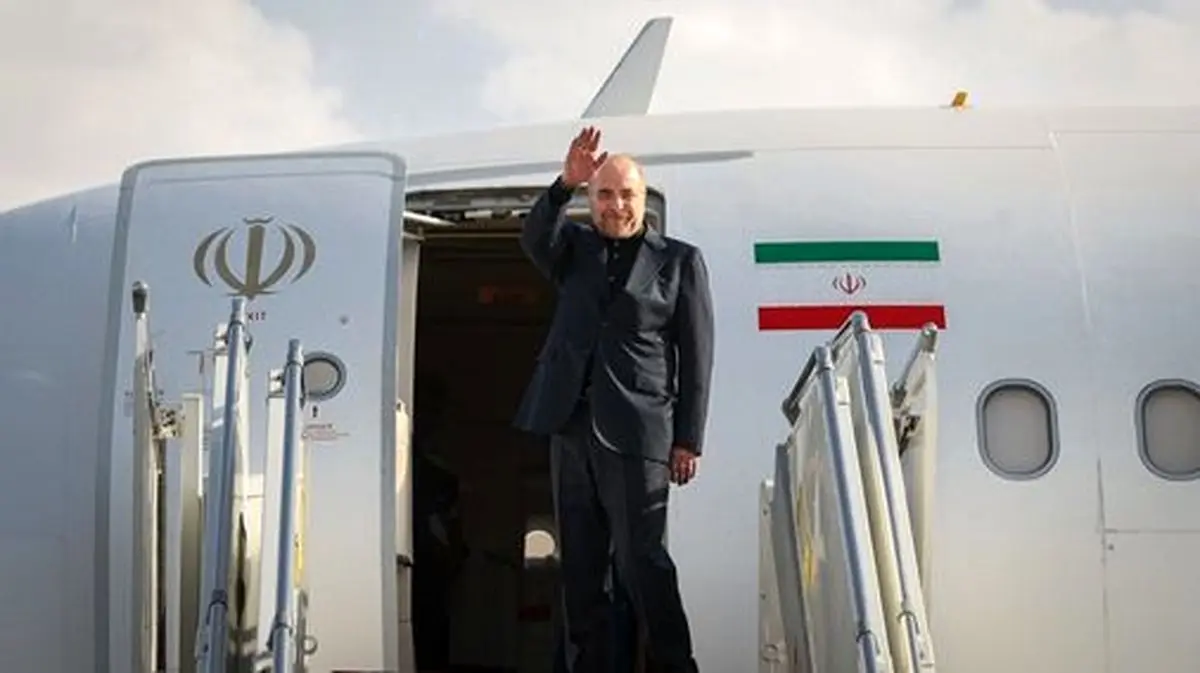 قالیباف باکو را به مقصد تهران ترک کرد