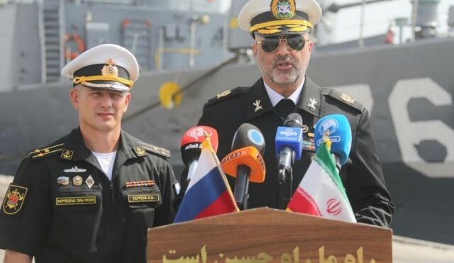 رزمایش مرکب دریایی ایران و روسیه در دریای عمان برگزار می‌شود