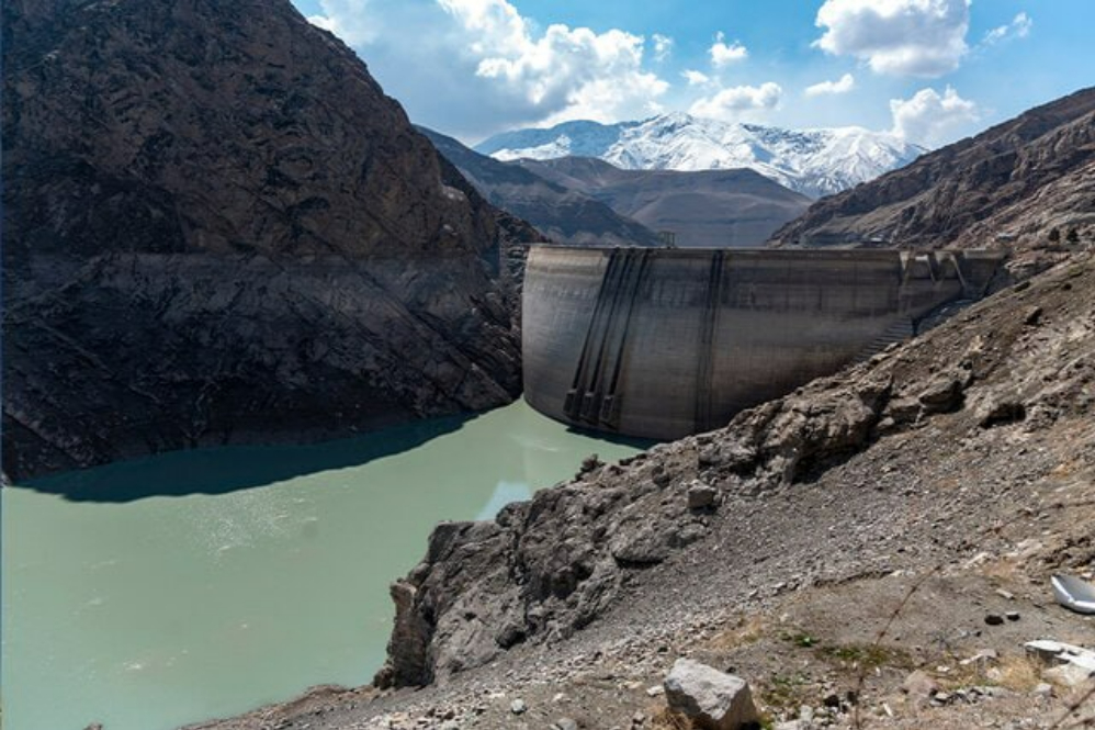 کاهش ۳۶۹ میلیون متر مکعبی آب سدهای تهران نسبت به میانگین بلندمدت