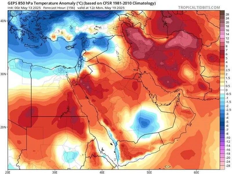 پیشبینی سازمان هواشناسی: افزایش دمای هوا تا آستانه ۵۰ درجه سانتیگراد