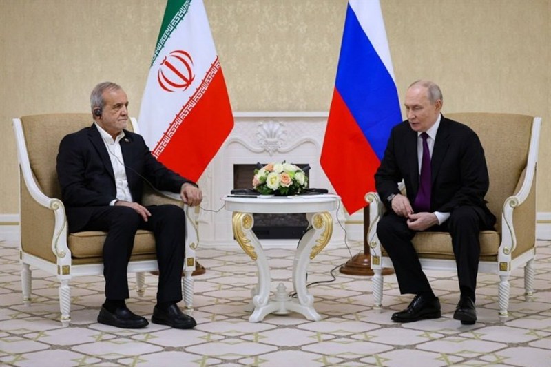 پزشکیان و پوتین در مسکو دیدار کردند