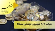 حباب ۸.۷ میلیون تومانی سکه طلا!