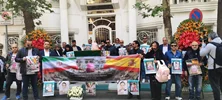 تجمع مردمی در قدردانی از سفارت اسپانیا