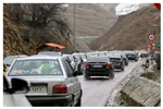لغو محدودیت تردد در جاده چالوس و آزادراه تهران–شمال از ساعت ۲۳/ ترافیک نیمه سنگین در هراز