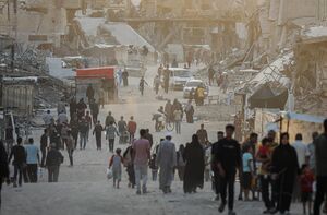 فیلم| بازگشت مردم به خان‌یونس و شهر غزه پس از اجرایی‌شدن آتش‌بس