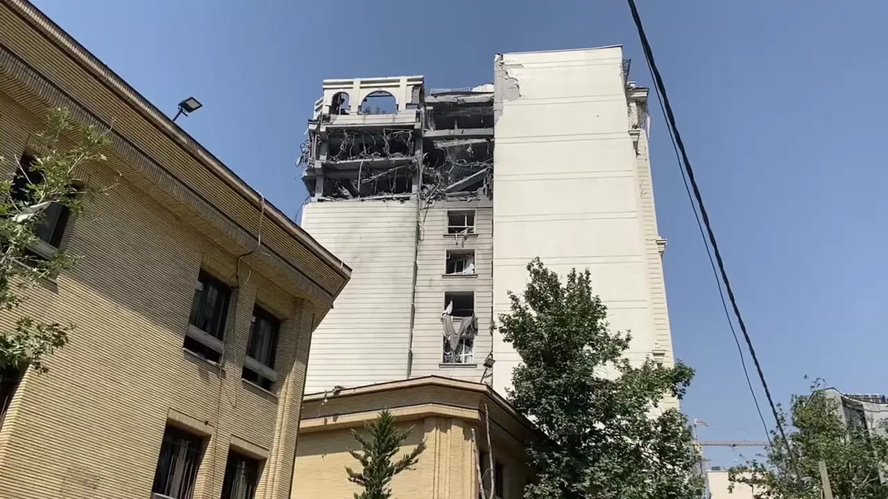 فیلم | منزل علی شمخانی پس از حمله اسرائیل